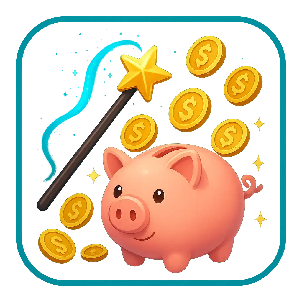 Piggy Prizes Wand of Riches slot game icon